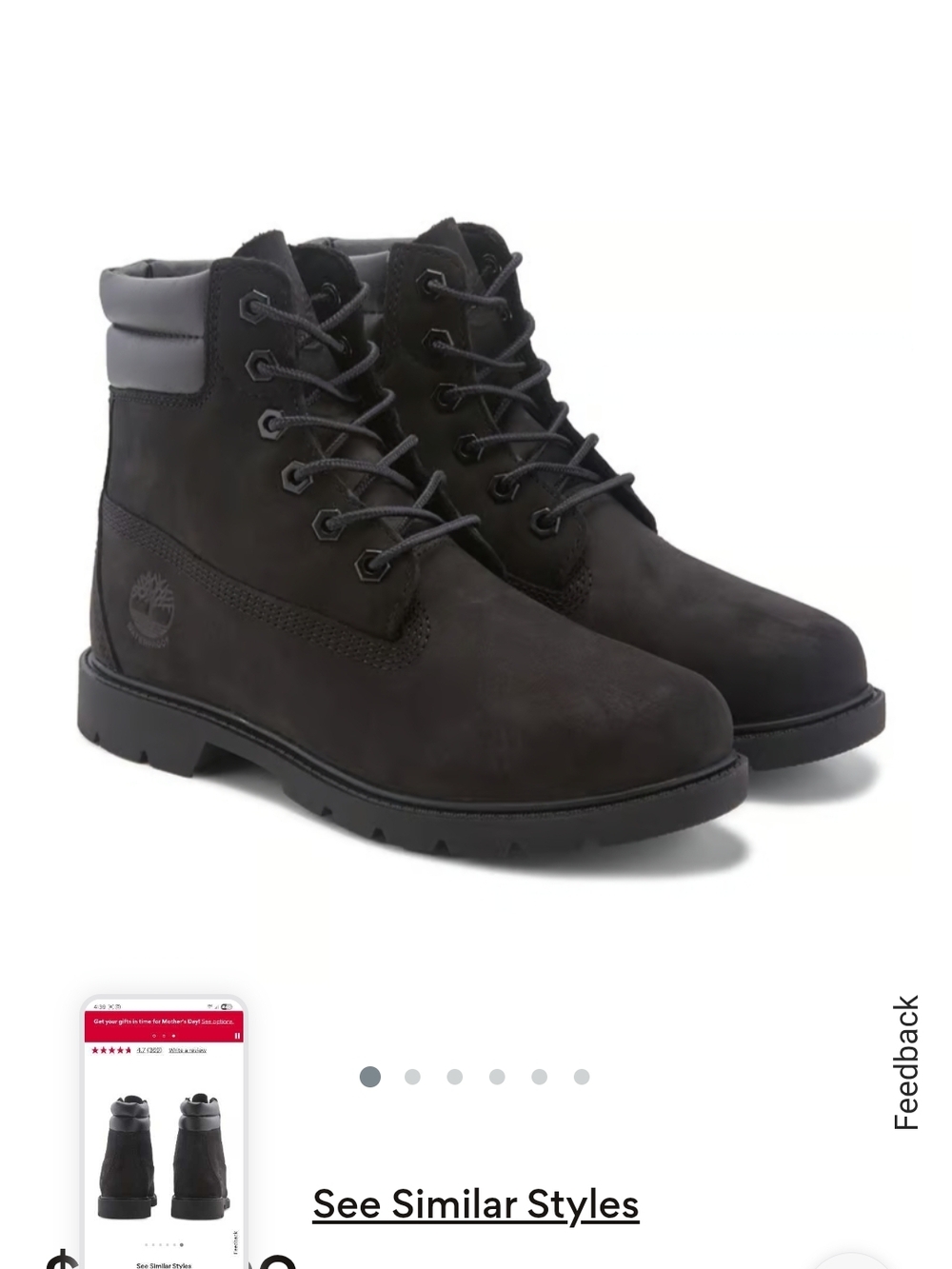 Timberland Womens Lace-Up Leather /suede Boots. New